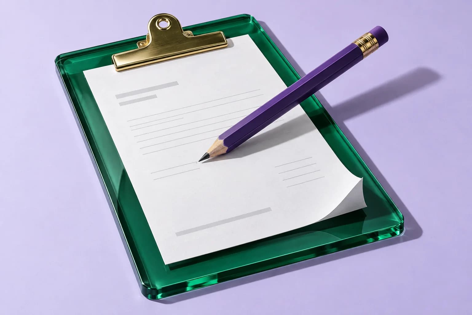 Editorial illustration of a document review