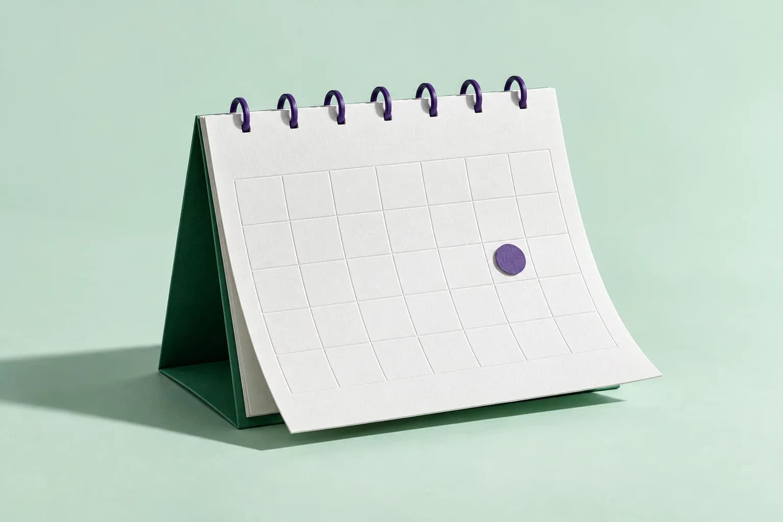 Editorial illustration of an accounting calendar